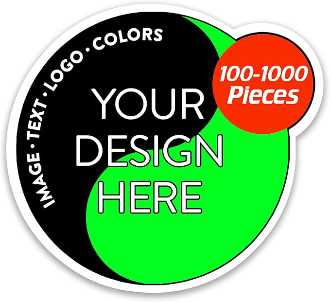 100 Custom Vinyl Stickers by DayStarCustomDesigns