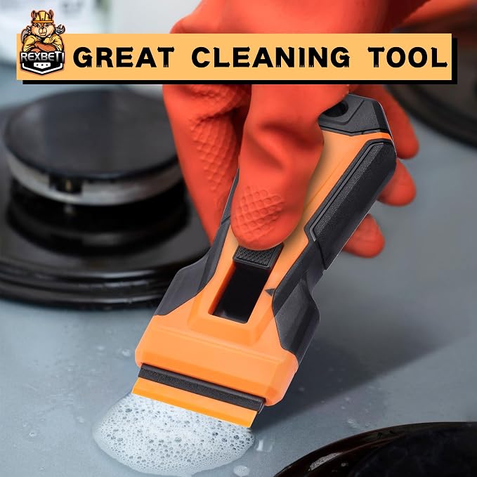 REXBETI Razor Blade Scraper Tool, 2 Pack Razor Scraper - Image 3