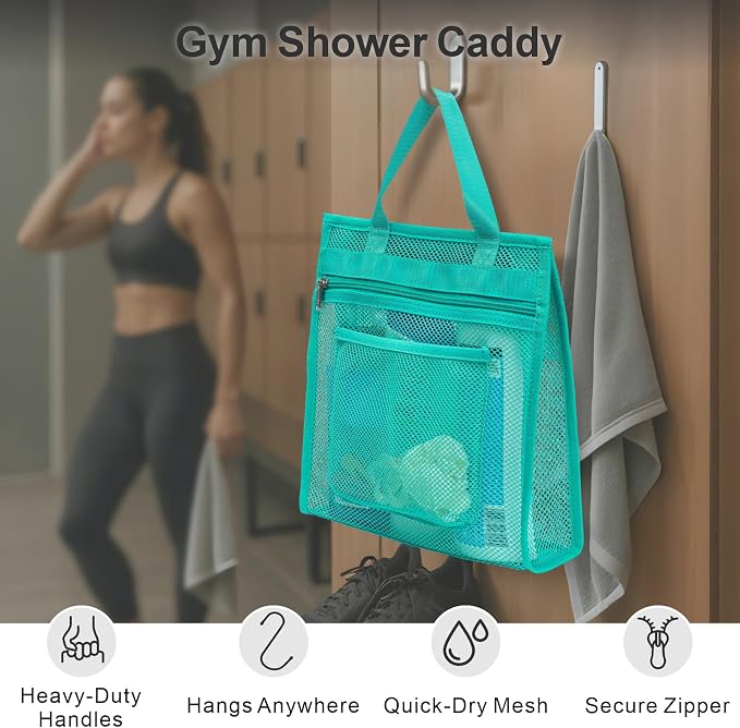 F-color Mesh Shower Caddy Portable Hanging - Image 2