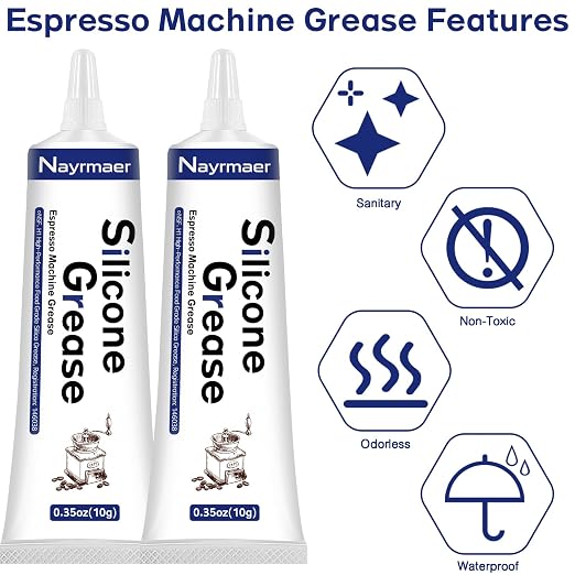 Espresso Machine Grease, 2 x 10g Silicone Grease Maintenance Kit - Image 5