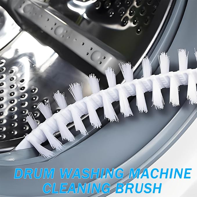 8 Pcs Washing Machine Cleaning Brush, Dryer Vent Cleaner Kit, Long Handle - Image 3