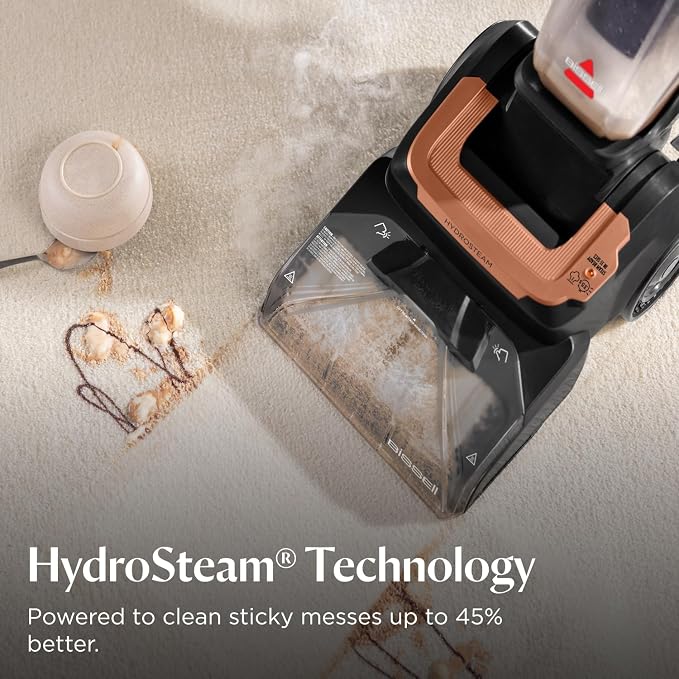BISSELL Revolution HydroSteam Carpet Cleaner, Upright Deep Cleaner, HydroSteam - Image 2