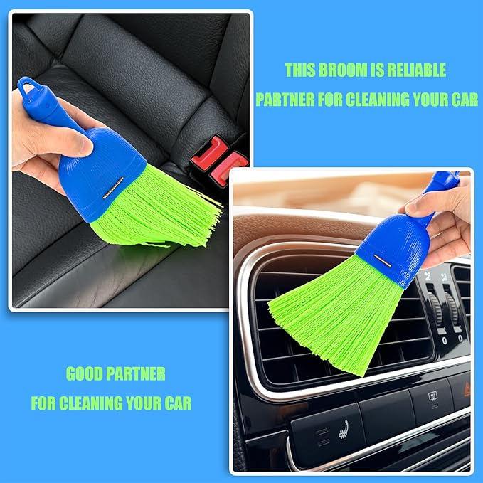 SOUJOY 4 Pack Hand Broom, Poly Fiber Small Whisk Broom - Image 3