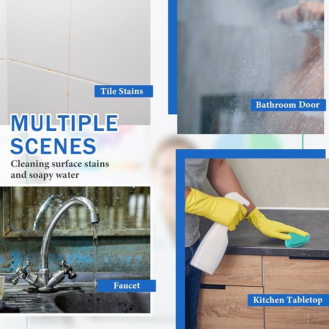 Baderke 4 Pcs Tub Tile Scrubber Cleaning Brush Pads Compatible - Image 5
