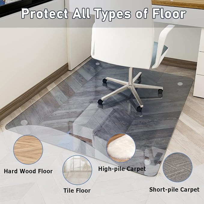 46" x 55" Chair Mat for Carpet - Image 5