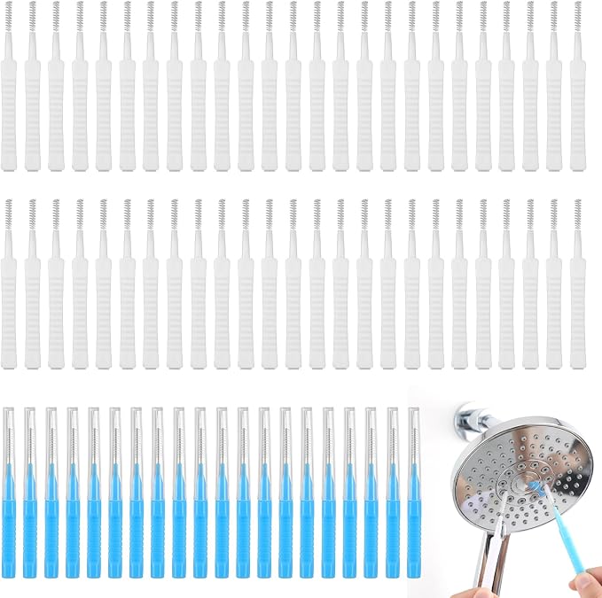 70Pcs Shower Head Cleaning Brush 2 Design Shower Head Cleaner Tool by Unknown
