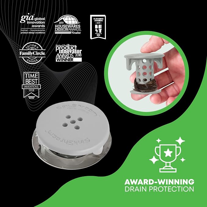 SinkShroom The Revolutionary Sink Drain Protector Hair Catcher/Strainer/Snare - Image 8
