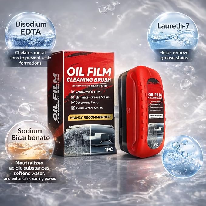 2 Pack Automotive Oil Film Cleaning Brush - Image 6