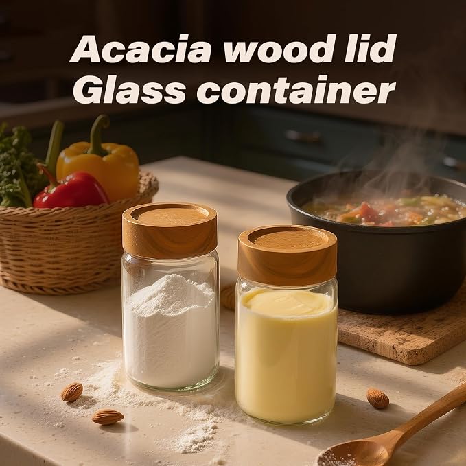 2-Piece 10 oz Food-Grade Glass Mason Jars - Image 6