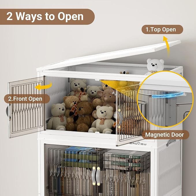 BROVIEW 600Qt Stackable Storage Bins - Image 4