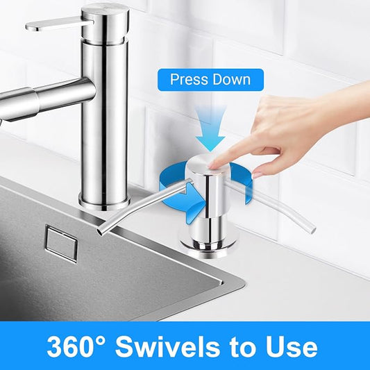 Soap Dispenser Kitchen Sink, Sink Soap Dispenser, Dish Soap Dispenser Pump - Image 2