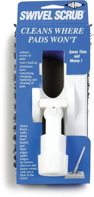 SPARTA 363883103 Plastic Block Swivel Scrub Brush, Polyester Bristles - Image 2