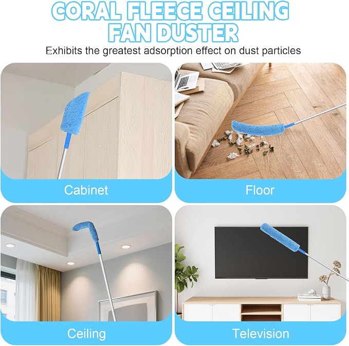 Eunice 13-49.7 Inches Ceiling Fan Duster - Image 5