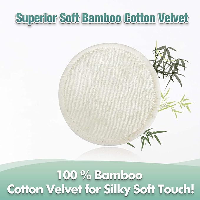 Chloven Reusable Makeup Remover Pads 24 Pack - Image 4