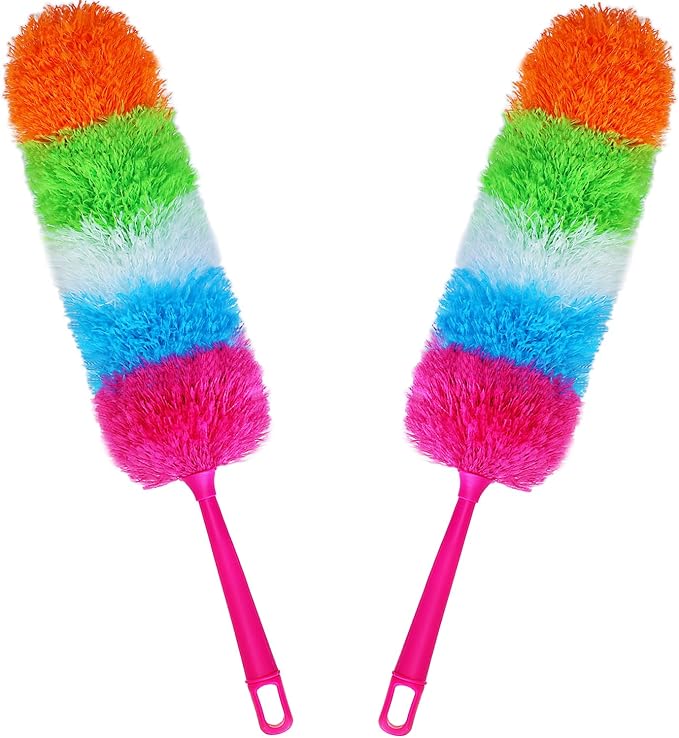 2 Pack Microfiber Hand Dusters, Bendable and Washable, Feather Duster by Unknown