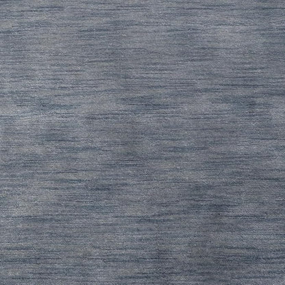 Rugsotic Carpets Hand Knotted Gabbeh Wool 5'x8' Area Rug Solid Light Blue L00111