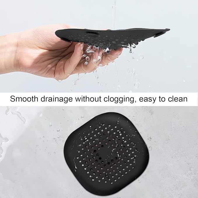 2 Pieces Shower Drain Hair Catcher Bathtub Stopper Home Drain Protectors Drain - Image 2