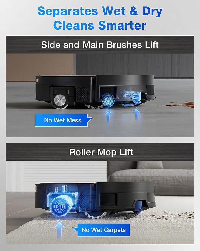 ECOVACS DEEBOT X11 OmniCyclone Robot Vacuum and Mop, PowerBoost Charging - Image 8