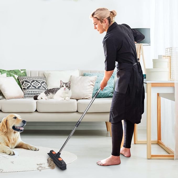 LandHope Carpet Rake for Pet Hair Remover Long Handle - Image 4