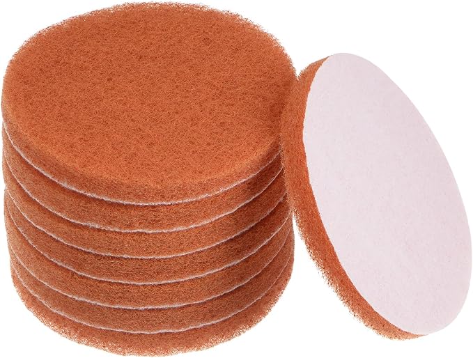 HARFINGTON 8pcs Drill Power Brush 4 Inch Tile Scrubber Scouring Pads 2000 Grit by HARFINGTON