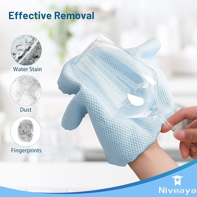 Niveaya Nano Streak Free Miracle Cleaning Cloths - Image 4