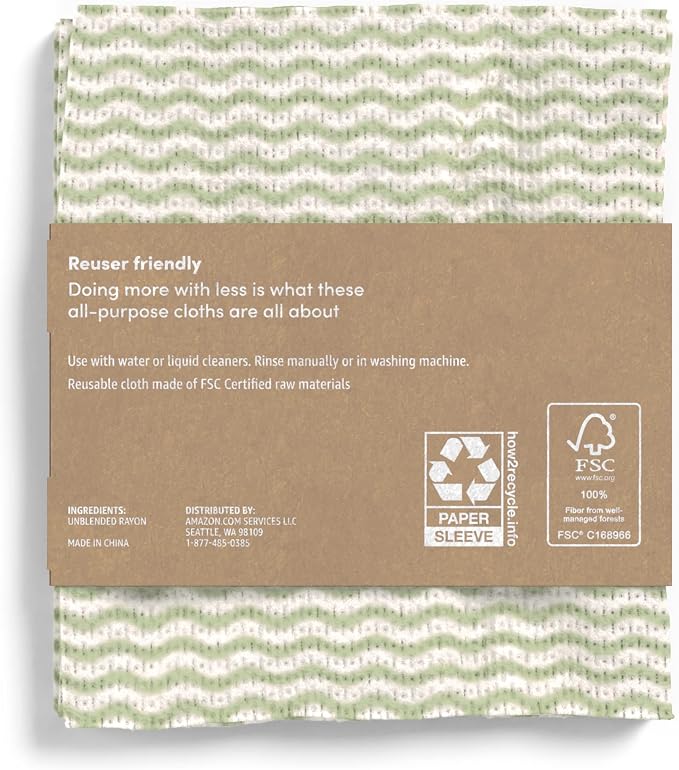 Amazon Aware All Purpose Cleaning Cloth, 13 x 15 Inch - Image 3
