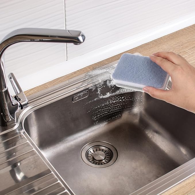10pcs Dishwashing Sponge Kitchen Dish Sponge Scouring Pad Non-Scratch - Image 4