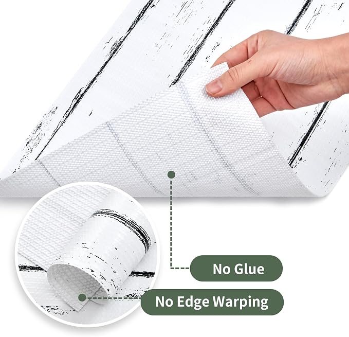 Shelf Liner for Kitchen Cabinets Non Adhesive Drawer Liner 12in x 20FT White - Image 9