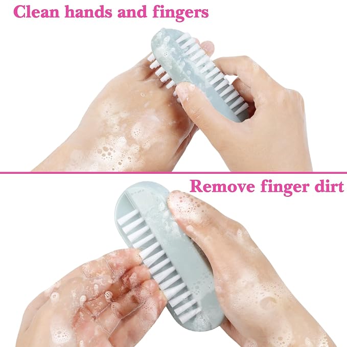 4pcs Nail Brush for Cleaning Fingernails, Nail Brushes for Cleaning, Two Sided - Image 4