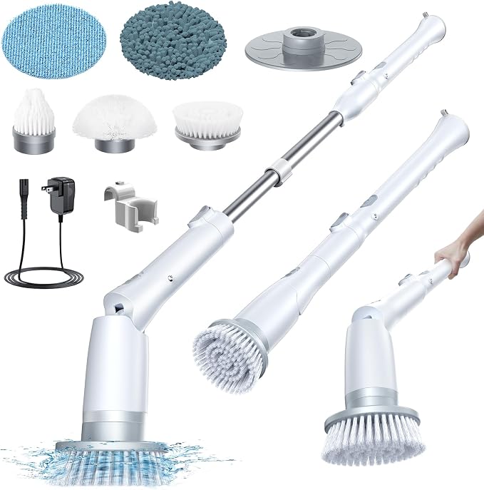 LABIGO Electric Spin Scrubber LA3 Pro, Cordless Bathroom Scrubber by LABIGO