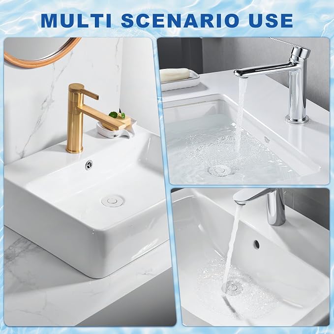 Upgraded Bathroom Sink Stopper, Sink Drain Strainer - Image 7