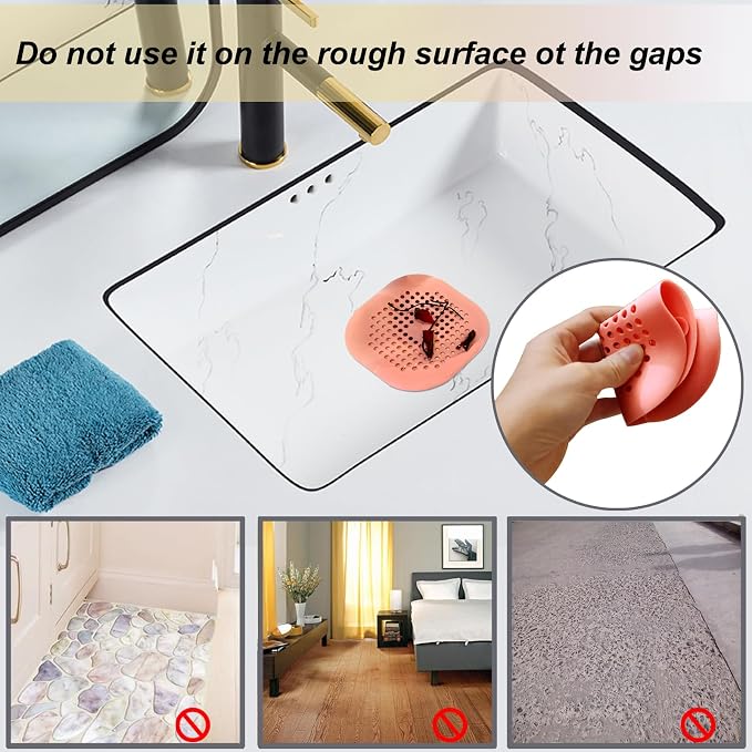 Hair Drain Catcher, Square Drain Cover - Image 2