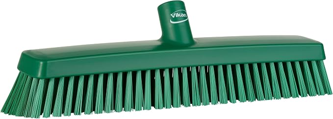 Vikan 31752 16" Heavy-Duty Push Broom, Soft/Stiff by Vikan