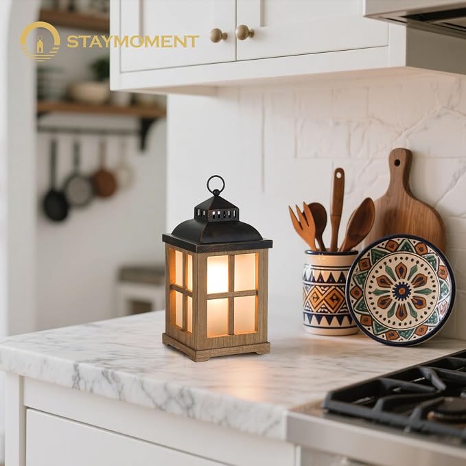 Wax Melt Warmer with Timer: Farmhouse Lantern Candle Warmer Electric Tart - Image 7