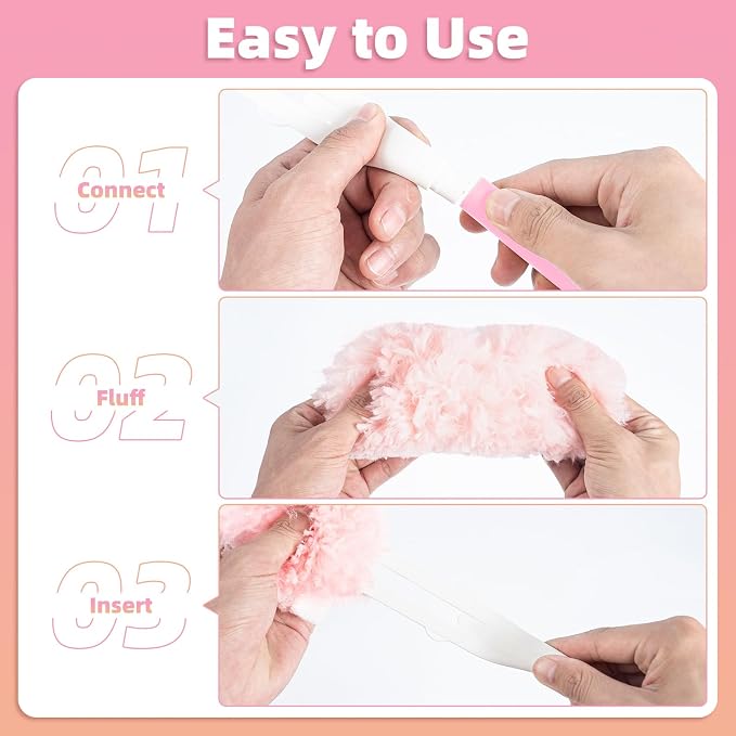 30 Count Pink Duster Refills Compatible - Image 4