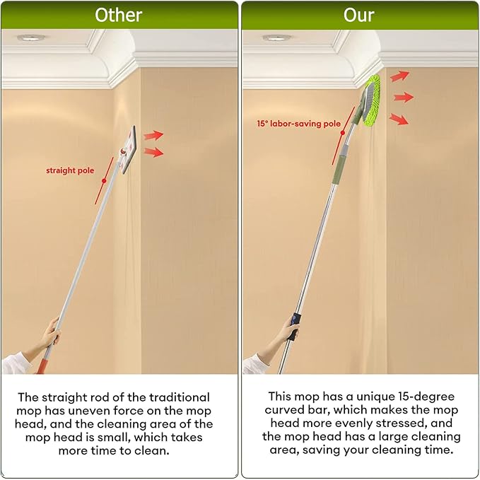 Wall Cleaner, Max 66'' Wall Mop - Image 4