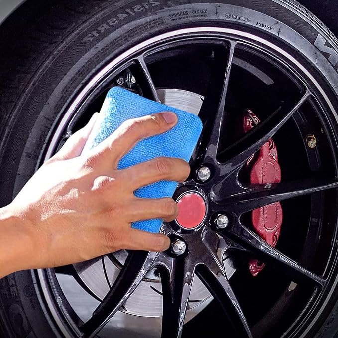 HOMEXCEL Microfiber Applicator Pads, Scratch-Free Car Wash Sponge - Image 4