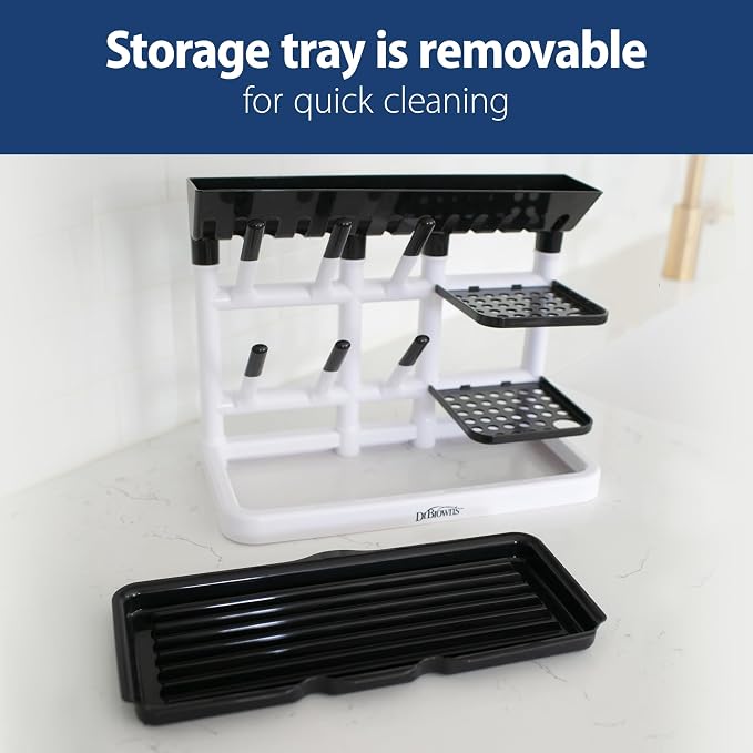 Dr. Brown's Drying Tower, Stand-Up Drying Rack, Countertop Baby Bottle Drying - Image 5