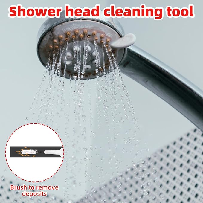 70pcs Shower Head Cleaning Tools, Including 20 Cleaning Brushes and 50 Shower - Image 5