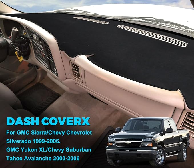 GZSH Dash Cover Mat fit for Chevy Silverado/GMC Sierra 1500 2500 3500 HD - Image 2