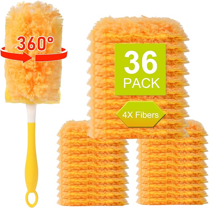 360° Heavy Duty Duster Refills for Swiffer Dusters, Disposable Duster Refills by ShuYuan