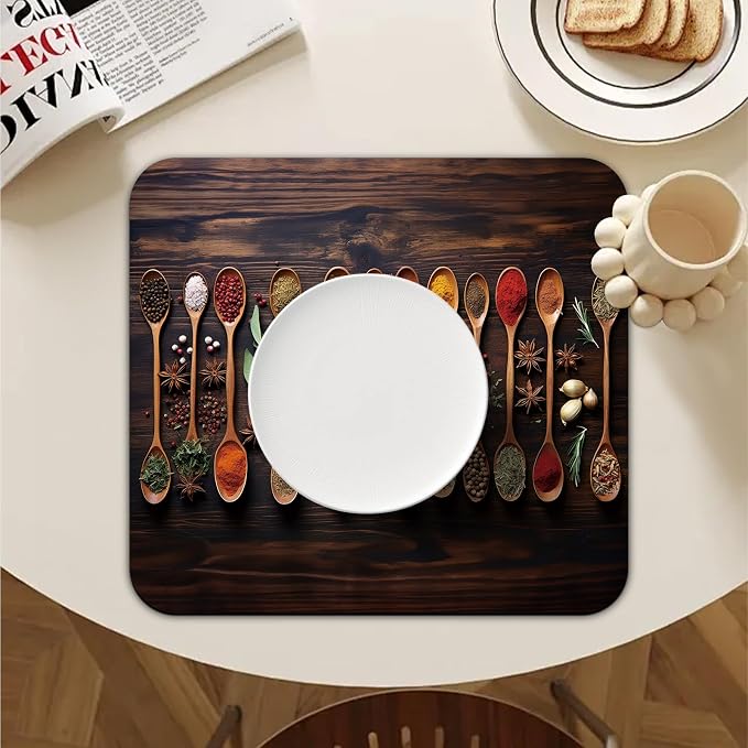 Kitchen Spices Dish Drying Mat - Image 5
