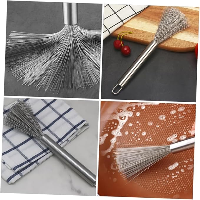 Stainless Steel Cleaning Brush Set, cookware Cleaning Brush, Pot Brush - Image 9