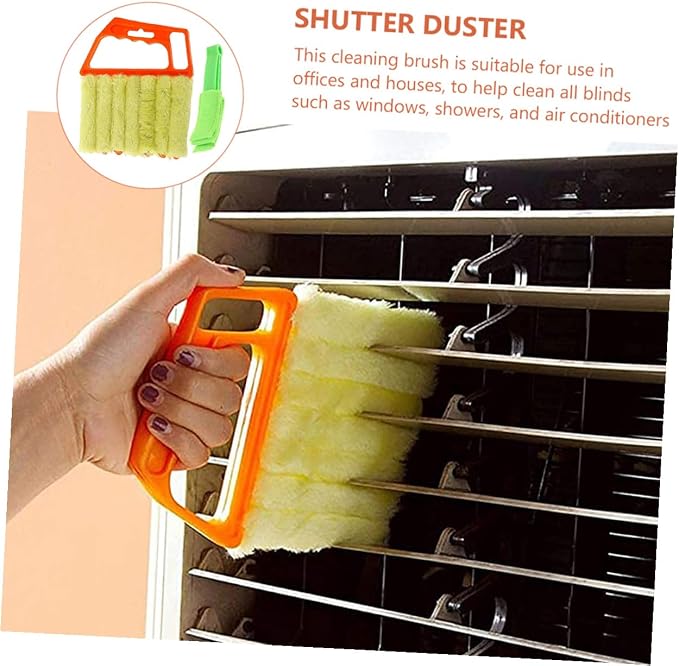 VALICLUD Window Shutter Brush Set 2pcs Handheld 7-Finger and 3-Finger Blinds - Image 4