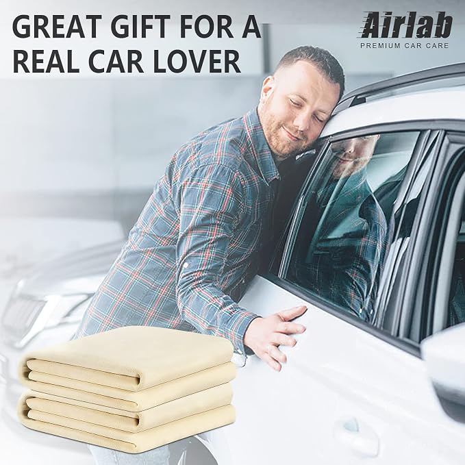 Chamois Cloth for Car 2 Pack Shammy Towel 24'' x 16'' Super Absorbent Car - Image 7