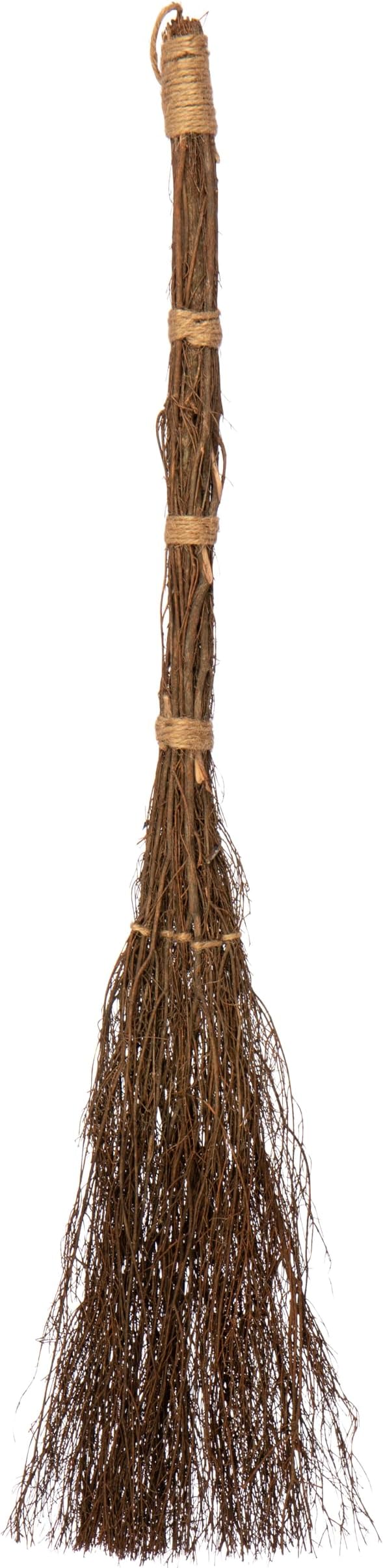 Pumpkin Spice Scented Broom – 36 Inch Rustic Heather Broom by Unknown