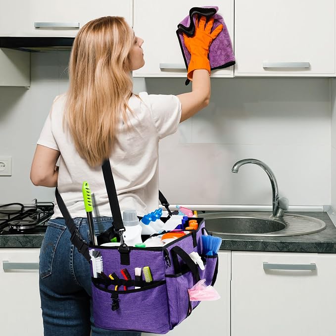 XL Professional Cleaning Caddy for Cleaning Suppliers, Cleaning Organizer - Image 6