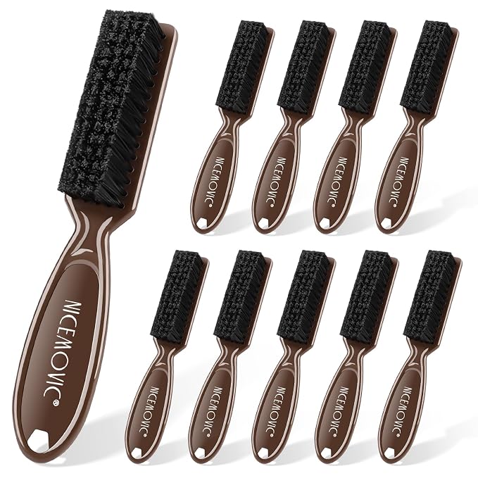 NICEMOVIC Barber Accessories: 10-Piece Mini Brush Set by NICEMOVIC