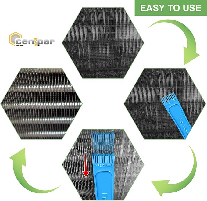 Cenipar FCR6 Ring Fin Comb Set Cleaning Brush Coil Condenser Brush Compatible - Image 4