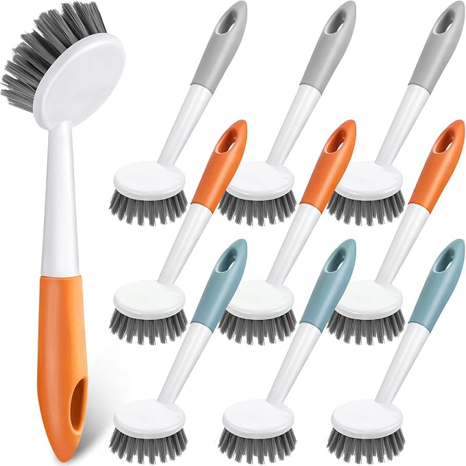 Patelai 12 Pack Kitchen Scrub Dish Brush by Patelai